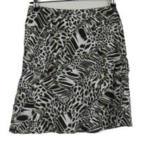 Dámska čierno-sivá vzorovaná sukňa Charles Vögele