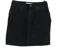 Dámska čierna rifľová sukňa Asos