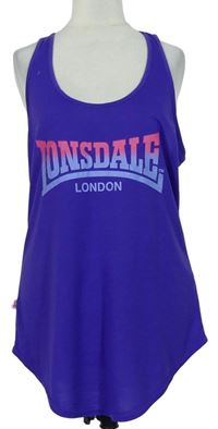 Dámsky fialový top s logom Lonsdale