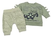 2set- khaki mikina s dinem+ béžové tepláky George