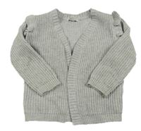 Sivý trblietavý pletený cardigan Primark