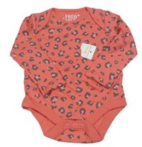 Nové- Růžové body s leopardím vzorem F&F