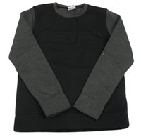 Čierno-sivá mikina s nápisom zn. Yigga