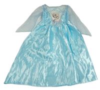 Kostým- modré šaty s Elsou Disney