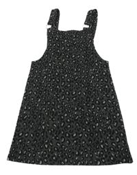 Antracitové úpletové šaty s fľakmi George