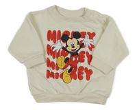 Smotanová mikina s Mickey Mousem Disney