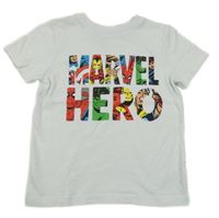 Bílé tričko s Avengers a logem MARVEL George