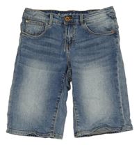 Svetlomodré rifľové kraťasy Garcia