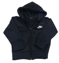 Tmavomodrá prepínaci mikina s kapucí Nike