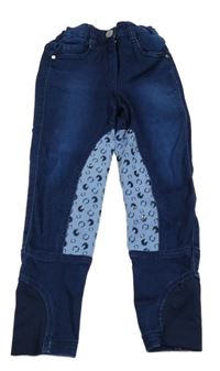 Tmavomodré jezdecké rifle Crane