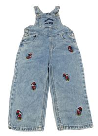 Světlemodré laclové rifle s Minnie Zara