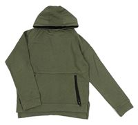 Khaki mikina s kapucí Primark