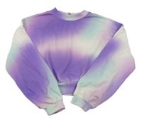 Farebná vzorovaná crop mikina zn. H&M