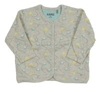 Sivá prepínaci mikina s lodičkami Kanz