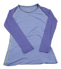 Fialovo-světlefialové spodní funkční triko Crane 