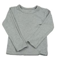 Šedé žebrované triko M&S