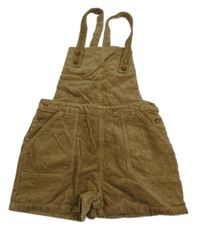 Béžové menšestrové na traké kraťasy Monoprix