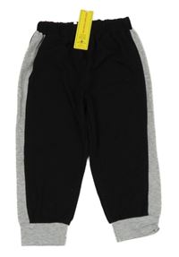 Nové - Čierno-sivé tepláky Shein