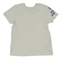 Biele tričko s nápisom George