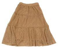 Béžovo-zlatá sieťovaná sukňa Milla star