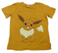 Hořčicové tričko s pokémonem H&M