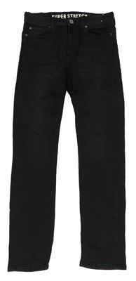 Černé super stretch skinny fit rifle H&M