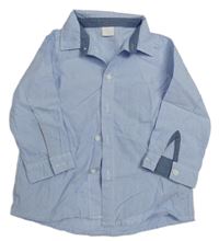 Modro-biela pruhovaná košeľa H&M