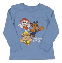 Modré pyžamové triko s PAW PATROL