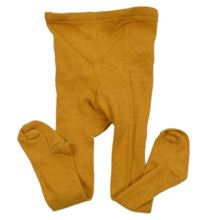 Nové - hořčicové melírované punčocháče ewers