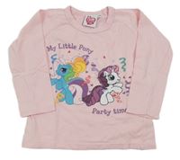 Světlerůžové triko s pony 