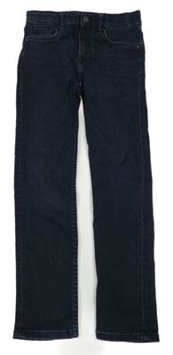 Tmavomodré skinny fit rifle H&M