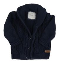 Tmavomodrý prepínaci sveter Jasper Conran