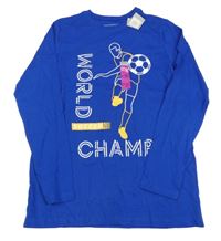 Nové - Safírové triko s fotbalistou Primark