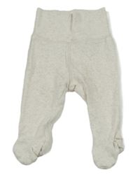 Světlebéžové melírované žebrované polodupky H&M