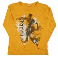 Oranžové tričko s fotbalistou Chapter Young