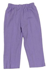 Fialové pyžamové nohavice