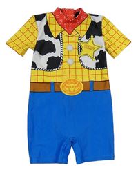 Modro-žlutý UV overal - Woody Disney
