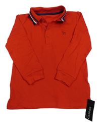 Nové - červené polo tričko dunnes