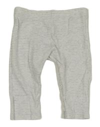 Sivo-biele pruhované ľahké tepláky F&F