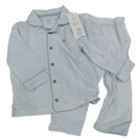 Nové - světlemodré pruhované pyžamo F&F