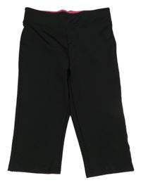 Čierne športové crop legíny Pocopiano