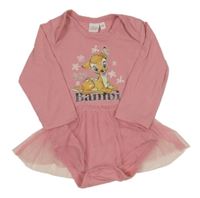 Růžové body s Bambim a tylem Disney