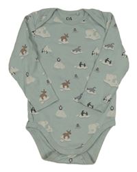 Světlemodré body se zvířaty C&A