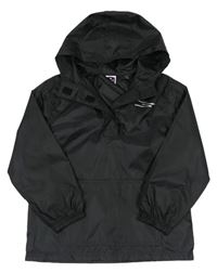 Čierna šušťáková bunda s kapucňou Smart Start