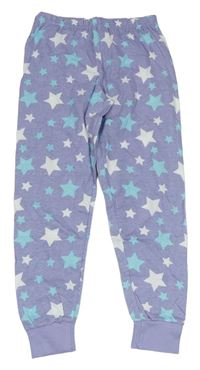 Lila melírované pyžamové nohavice s hviezdami Disney