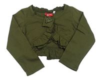 Khaki bolerko s volánky Europe kids