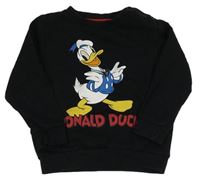 Čierna mikina s Donaldem Disney