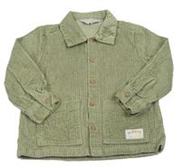 Khaki menšestrová košeľová bunda Primark