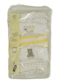 Nové - 5x bielo-žlté body s obrázkami F&F