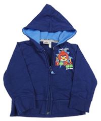 Tmavomodrá prepínaci mikina s kapucí - Angry Birds